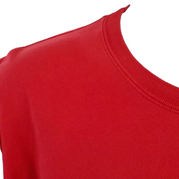 Jerzees T Shirt Men's Large Nebraska Huskers Heavyweight Crewneck Cotton Red - Picture 6 of 8